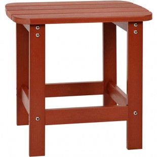 Flash Furniture Charlestown Red Faux Wood Side Table