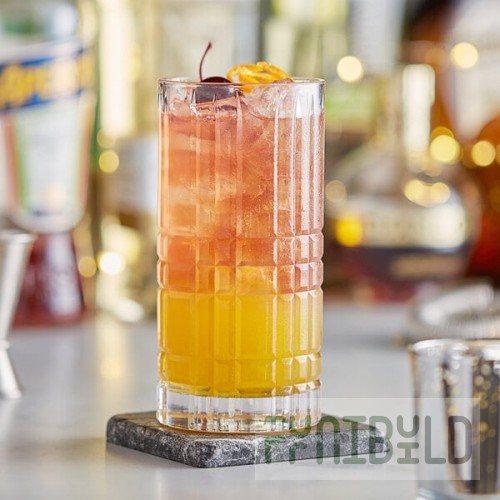 Acopa Madras 16 oz. Beverage Glass - 12/Case