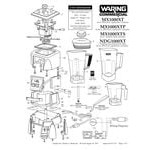 Waring 028032-09 Replacement Upper Blender Housing for Blenders