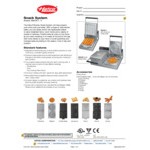 Hatco SNACK-1 Single Snack System with Belgian Waffle Plate and 1 Plate Choice - 120V, 900W