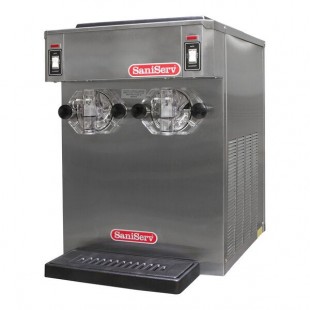 SaniServ 758 14 Qt. Air / Water Cooled Double Frozen Cocktail Machine - 115V SaniServ 758 14 Qt. Air / Water Cooled Double Frozen Cocktail Machine - 115V