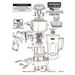 Waring TBB175S6 2 hp Torq 2.0 Blender with Electronic Touchpad Controls, Variable Speed Control Dial, and 64 oz. Stainless Steel Container - 120V Waring TBB175S6 2 hp Torq 2.0 Blender with Electronic Touchpad Controls, Variable Speed Control Dial, and 64 oz. Stainless Steel Container - 120V