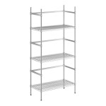 Regency 18-Jug Chrome 5 Gallon Water Jug Rack - 24