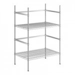 Regency 18-Jug Chrome 5 Gallon Water Jug Rack - 24