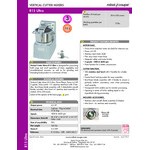 Robot Coupe R15U 2-Speed 16 Qt. / 15 Liter Stainless Steel Batch Bowl Food Processor with 4 Qt. Mini Bowl - 240V, 3 Phase, 4 1/2 hp Robot Coupe R15U 2-Speed 16 Qt. / 15 Liter Stainless Steel Batch Bowl Food Processor with 4 Qt. Mini Bowl - 240V, 3 Phase, 4 1/2 hp
