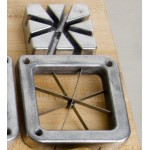 Choice Food Prep 8 Wedge French Fry Cutter with Suction Feet