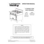 Vulcan VWT36 V Series 36 Vulcan VWT36 V Series 36