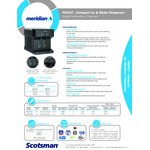 Scotsman HID207ABX-1 Meridian® Air Cooled Compact Nugget Ice Machine with 7 lb. Bin, Push Button Ice and Water Dispensing - 115V, 196 lb. Scotsman HID207ABX-1 Meridian® Air Cooled Compact Nugget Ice Machine with 7 lb. Bin, Push Button Ice and Water Dispensing - 115V, 196 lb.