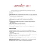 Champion Tuff TCC-48 48 Champion Tuff TCC-48 48