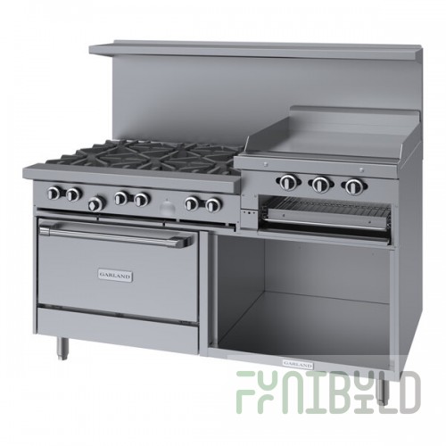 Garland G60-6R24RS Liquid Propane 6 Burner 60