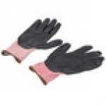 Cordova Machinist Salt and Pepper HPPE/Glass Fiber Cut Resistant Food-Safe Gloves with Black Foam Nitrile Palm Coating - Medium
