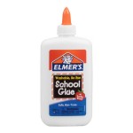 Elmer's E308 7.625 fl. oz. White Liquid School Glue Elmer's E308 7.625 fl. oz. White Liquid School Glue