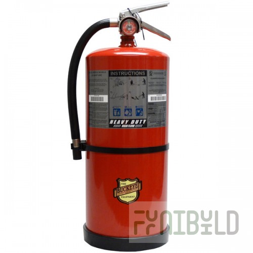 Buckeye 30 lb. Standard Dry High Flow Heavy Duty Fire Extinguisher - Rechargeable Untagged - UL Rating 60-B:C