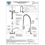 T&S B-0133-12-CR-B EasyInstall Wall Mounted 37 1/2
