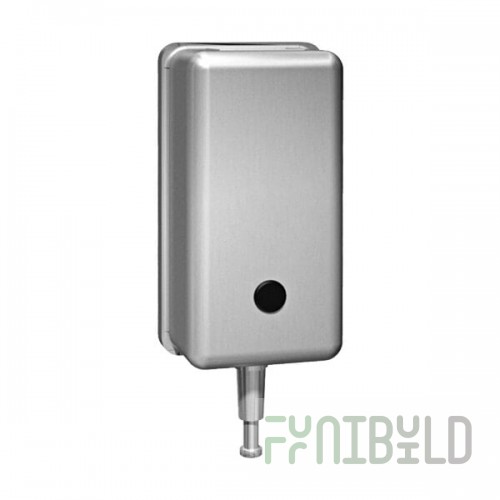 American Specialties, Inc. 10-0346 40 oz. Surface-Mounted Liquid Soap Dispenser with Vertical Valve