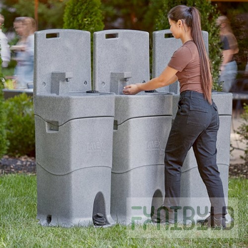Lavex 16 Gallon Single Mobile Hand Wash Station