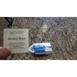 Medi-First 22133 Alcohol Wipes / Prep Pads - 100/Box