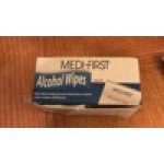 Medi-First 22133 Alcohol Wipes / Prep Pads - 100/Box