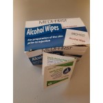 Medi-First 22133 Alcohol Wipes / Prep Pads - 100/Box