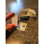 Medi-First 22133 Alcohol Wipes / Prep Pads - 100/Box