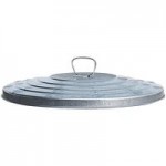 Witt Industries WCD20C 20 Gallon Galvanized Steel Light-Duty Outdoor Commercial Trash Can