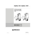 Advance Adgility 6XP 9060608010 6 Qt. Backpack Vacuum - 120V