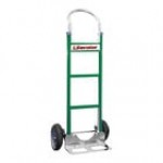 B&P Manufacturing Liberator 600 lb. Orange Aluminum / Steel Straight Back Hand Truck with Loop Handle and 10 B&P Manufacturing Liberator 600 lb. Orange Aluminum / Steel Straight Back Hand Truck with Loop Handle and 10