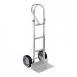 B&P Manufacturing Liberator 600 lb. Orange Aluminum / Steel Straight Back Hand Truck with Loop Handle and 10 B&P Manufacturing Liberator 600 lb. Orange Aluminum / Steel Straight Back Hand Truck with Loop Handle and 10