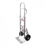 B&P Manufacturing Liberator 600 lb. Orange Aluminum / Steel Straight Back Hand Truck with Loop Handle and 10 B&P Manufacturing Liberator 600 lb. Orange Aluminum / Steel Straight Back Hand Truck with Loop Handle and 10
