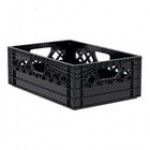 12 Qt. Blue Rectangular Milk Crate - 19