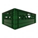 12 Qt. Blue Rectangular Milk Crate - 19