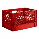 12 Qt. Blue Rectangular Milk Crate - 19