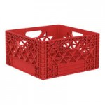 12 Qt. Blue Rectangular Milk Crate - 19