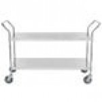 Regency Stainless Steel Two Shelf Utility Cart - 18