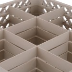 Vollrath TR10FFFFA Traex® Full-Size Beige 9-Compartment 11