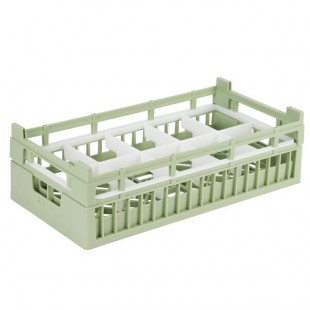 Vollrath 52820 Signature Half-Size Light Green 10-Compartment 5 11/16