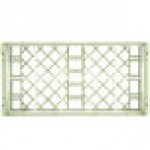 Vollrath 52820 Signature Half-Size Light Green 10-Compartment 5 11/16