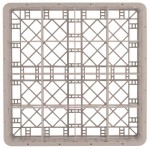 Vollrath TR8DDD Traex® Full-Size Beige 16-Compartment 7 7/8