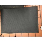 Cactus Mat 2200-35 VIP Black Cloud 3' x 5' Black Grease-Proof Rubber Floor Mat - 3/4