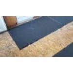 Cactus Mat 2200-35 VIP Black Cloud 3' x 5' Black Grease-Proof Rubber Floor Mat - 3/4