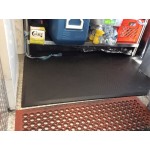 Cactus Mat 2200-35 VIP Black Cloud 3' x 5' Black Grease-Proof Rubber Floor Mat - 3/4