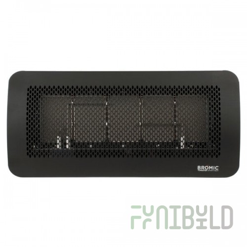 Bromic Heating BH0210003 Tungsten Smart-Heat 500 Series Natural Gas Outdoor Patio Heater - 43,000 BTU
