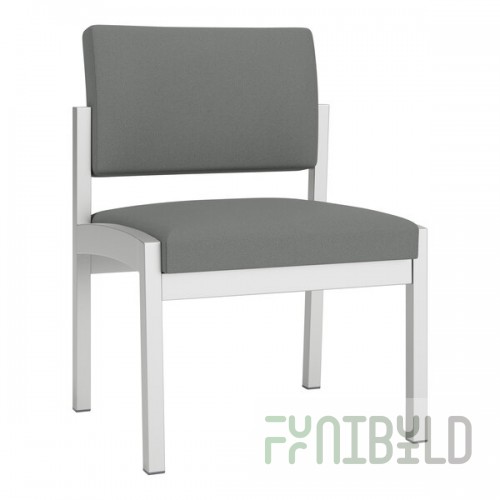 Lesro Lenox Steel Open House Asteroid Fabric Guest Chair