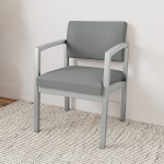 Lesro Lenox Steel Open House Asteroid Fabric Guest Chair