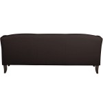 Flash Furniture 111-3-BN-GG Hercules Imperial Brown Leather Sofa with Wooden Feet