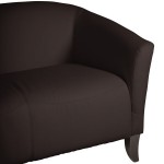 Flash Furniture 111-3-BN-GG Hercules Imperial Brown Leather Sofa with Wooden Feet