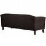 Flash Furniture 111-3-BN-GG Hercules Imperial Brown Leather Sofa with Wooden Feet