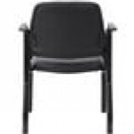 Boss Black Mid-Back Antimicrobial Guest Chair with Arms Boss Black Mid-Back Antimicrobial Guest Chair with Arms
