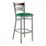 Lancaster Table & Seating Clear Coat Finish Cross Back Chair with 2 1/2