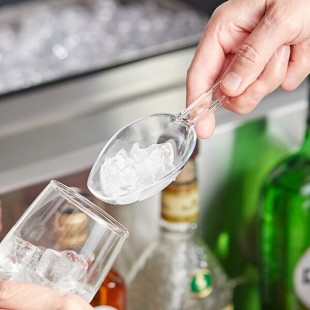 Visions 6 oz. Clear Disposable Utility / Ice Scoop - 72/Case